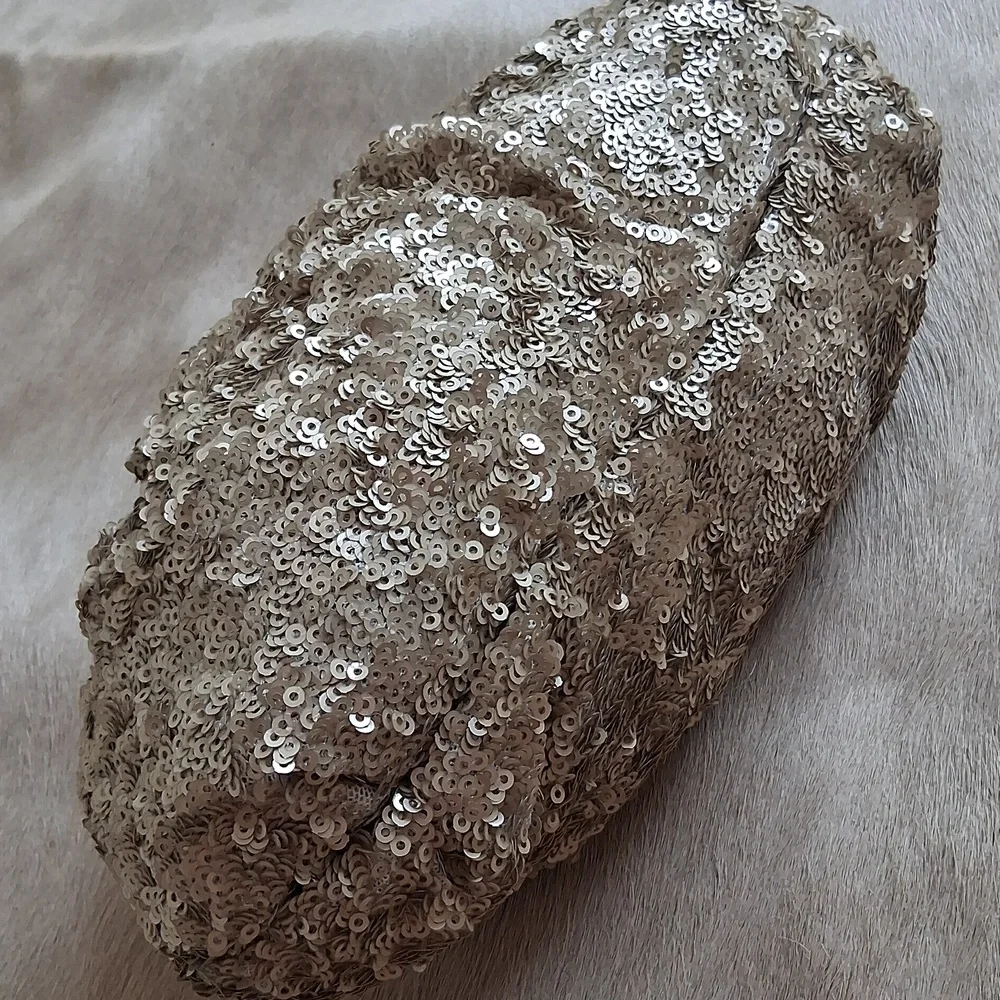 Glint Sequined Clutch